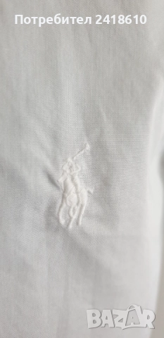 POLO Ralph Lauren Custom Fit  Cotton Mens Size 16 /  M НОВО! ОРИГИНАЛ! Мъжка Риза!, снимка 6 - Ризи - 52236211