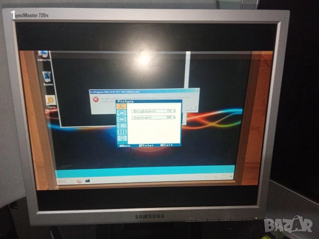 Монитор Samsung , 17 инча, снимка 2 - Монитори - 52680959