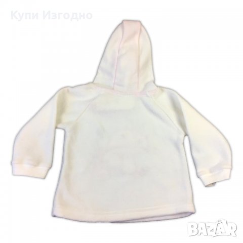 Блуза Суитшърт с Качулка и Апликация Бродерия за Бебе Момиче 0-1-2г , снимка 2 - Бебешки блузки - 28719837