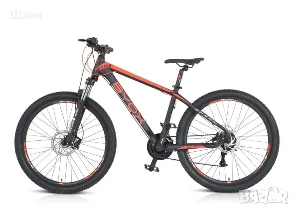 BYOX Велосипед 27,5" ALLOY B SPARK ЧЕРВЕН, снимка 3 - Велосипеди - 49733047