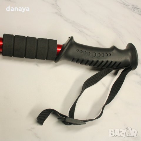 2654 Телескопична туристическа щека с компас, снимка 8 - Къмпинг мебели - 35632281