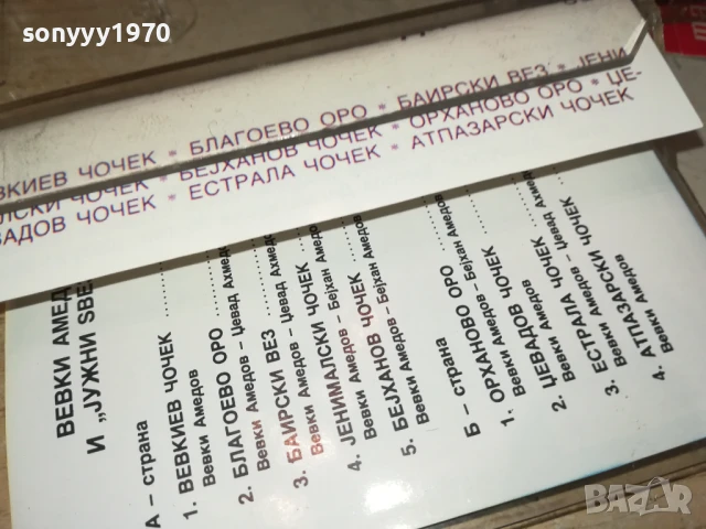 ВЕВКИ АМЕДОВ И ЮЖНИ ЗВЕЗДИ 1006250854, снимка 6 - Аудио касети - 50611561