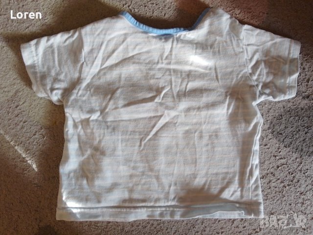 Подарявам къса бебешка памучна тениска, снимка 3 - Бебешки блузки - 43982384