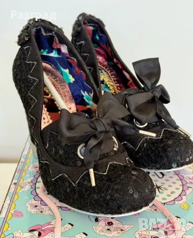 Официални дамски обувки Iregular choice, Bubblegum, номер 37, снимка 6 - Дамски елегантни обувки - 48027410