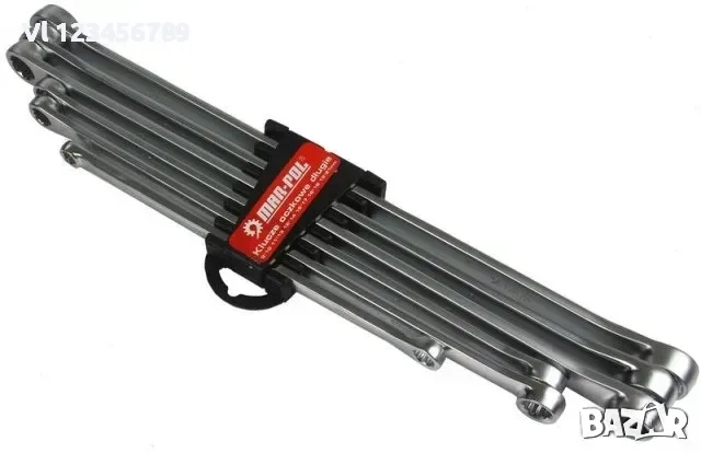 Ключове Екстра дълги звездогаечни от 8 до21 мм 6ч . Mar-Pol, снимка 4 - Ключове - 51467409