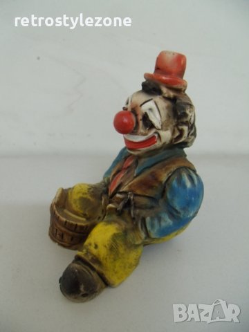 № 6309 стара фигурка - клоун  , снимка 3 - Други ценни предмети - 37036802