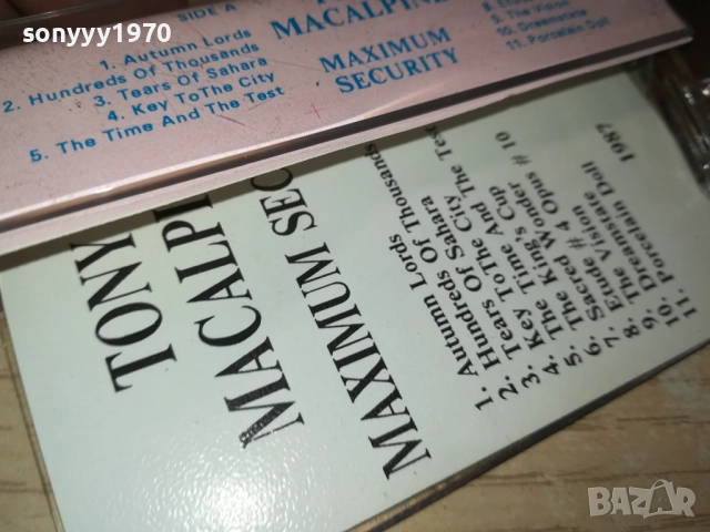 TONY MACALPINE 1109251630, снимка 13 - Аудио касети - 51680895