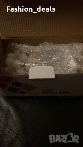 Нови Цветни Светлини за декорация Лампички Украса 60 LED на батерия 7 метра, снимка 9 - Декорация за дома - 39493822