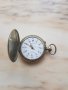 Стар колекционерски джобен часовник с три капака, снимка 3