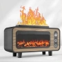 Винтидж Арома Дифузер „3D Камина“ – Уютът на огъня и силата на ароматите, снимка 1
