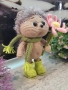 Плетена играчка ”Таралеж с лайка”, Плетени, ръчно изработени, прекрасен подарък, снимка 7