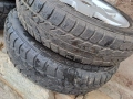 4 летни джанти с зимни гуми за Smart 2 те гуми са 145/65R15 други те 2 са 175/55R15 , снимка 3