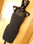 Черна мини къса рокля бюстие С, снимка 1