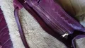 Голяма италианска чанта/ естествена кожа /винено червена, снимка 6