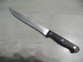 № 7240 стар нож   - домакински   - inox , rostfrei  - дължина 32 см , острие 19,5 см , дебелина 2 мм, снимка 2