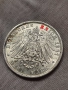 3 марки 1911-D Германия (Бавария) сребро, снимка 2
