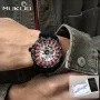 MUKUO Дизайнерски Автоматичен, механичен часовник Рулетка, водоустойчив , снимка 2