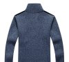 Мъжки моден пуловер с топла подплата, 5цвята, снимка 8