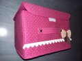 Сгъваема кутия в розово и кутия плюш лукс, снимка 10