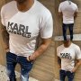 Мъжка тениска Karl Lagerfeld код 13, снимка 1 - Тениски - 39632745