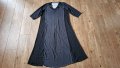 3XL/4XL Дамска рокля еластична в черно  , снимка 1