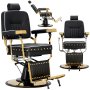 Хидравличен фризьорски стол за фризьорски салон Trevor Barberking ENZO-9156G