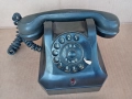 Старинен бакелитен телефон с шайба телефонен апарат 40те, снимка 1