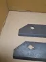 Комплект От Два Броя Стари Ковани Лемежи За Плуг., снимка 2