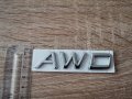 сребриста емблема Volvo AWD, снимка 2