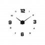 Голям 3D стенен часовник, модерен дизайн  с акцент големи цифри 3, 6, 9 и 12, снимка 5