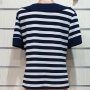 Нова дамска моряшка блуза с къс ръкав, широко райе, снимка 12
