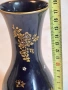 немска порцеланова ваза кобалт с позлата М1, снимка 3