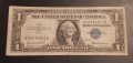 1 долар САЩ 1957 СИН ПЕЧАТ SILVER CERTIFICATE  Банкнота от САЩ , снимка 1