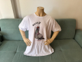 Нова бяла забавна памучна тениска, макси размер, 4XL, мъжка, дамска, унисекс, блуза, топ, къс ръкав, снимка 1 - Тениски - 44880242