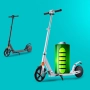 Сгъваема електрическа тротинетка с 8 инча гуми и скорост до 15 км./час SCOOTER5, снимка 7