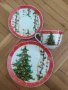 Порцеланов комплект Коледа-3 части, снимка 1 - Сервизи - 43182523
