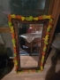 Старо огледало със масивна дървена рамка., снимка 4