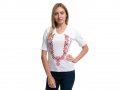 Нова дамска блуза с трансферен печат Шевица, България, Етно мотив, снимка 6