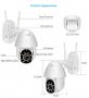 Водонепромокаема FULL HD 1080P WiFi PTZ 355° Мотор AutoTracking Следяща Камера 4xZOOM PIR Сензор Дви, снимка 9
