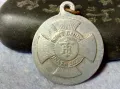 SINT UNUM INA EN ΩΣIN Стар ПОСРЕБРЕН Или СРЕБЪРЕН МЕДАЛ ИКОНКА АВТОРСКА на Bouix ДВУСТРАННА 48821, снимка 2