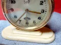 СЛАВА ДРУЖБА със СЛОНЧЕ 11 КАМЪКА Стар РУСКИ КОЛЕКЦИОНЕРСКИ МЕХАНИЧЕН БУДИЛНИК СДЕЛАНО в СССР 47773, снимка 3