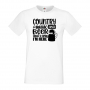 Мъжка тениска Country Music And Beer That's Why I'm Here,Бира,Бирфест,Beerfest,Подарък,Изненада,Рожд, снимка 2