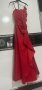 Нова дълга червена рокля размер S/M, снимка 6