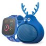 Bluetooth колонка + смарт часовник Forever Sweet Animal iGo2, Синя, снимка 1