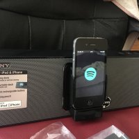 SONY iPhone iPod станция Spotify, снимка 1 - Аудиосистеми - 37201541