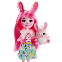 Кукла Enchantimals Animal Bree Bunny & Twist Bunny/ Енчантималс - Кукла Брий Бъни и зайчето Туист, снимка 3 - Кукли - 28913327