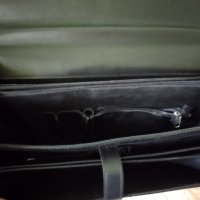Луксозна мъжка бизнес чанта от естествена кожа, черна, снимка 5 - Чанти - 43448453