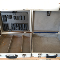 2 броя алуминиеви куфари, снимка 6 - Куфари с инструменти - 44912674