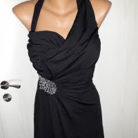 Нова черна рокля с камъни, снимка 4 - Рокли - 28412578