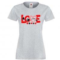 Дамска тениска Love Grunge 1, снимка 8 - Тениски - 35552187